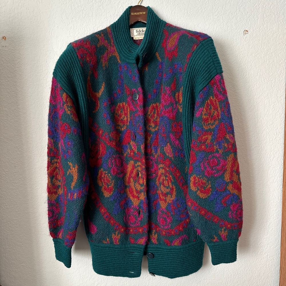 Vintage 80s Cardigan Fidelio Collection